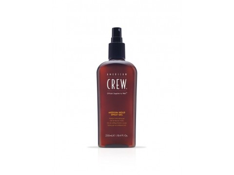AMERICAN CREW™ MEDIUM HOLD SPRAY GEL Vidutinės fiksacijos purškiamas plaukų formavimo gelis, 250 ml